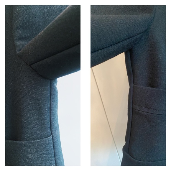 LOFT • Black Pea Coat - Picture 13 of 17